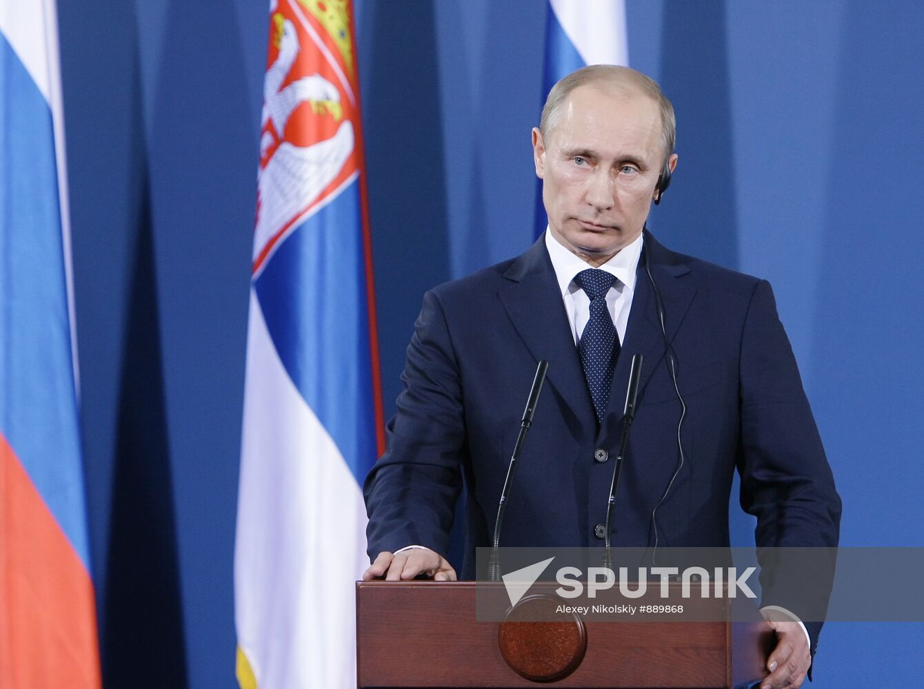 Vladimir Putin visits Serbia