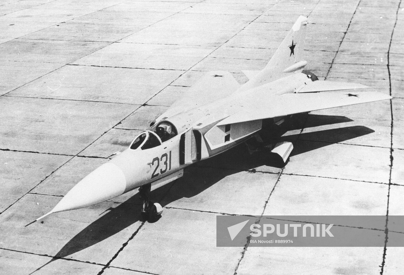 Soviet MiG-23 fighter