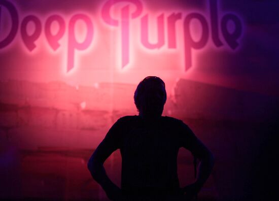British hard rock band Deep Purple performs live in Moscow