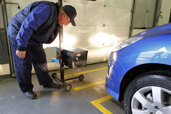 Technical inspection station