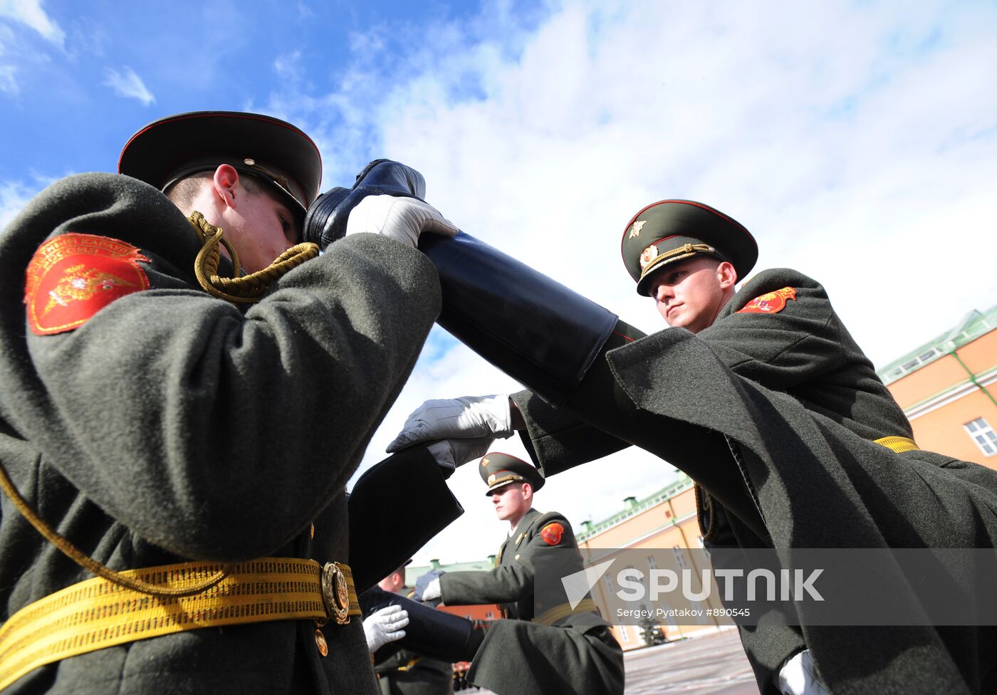 154 Detached Commandant Regiment prepares for Victory Parade