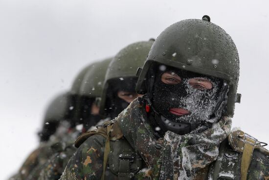Anti-terrorist drills of Russia's Interior Force