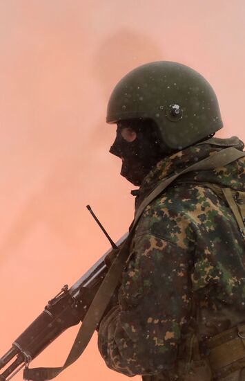 Anti-terrorist drills of Russia's Interior Force