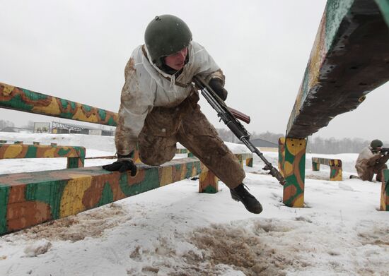 Anti-terrorist drills of Russia's Interior Force