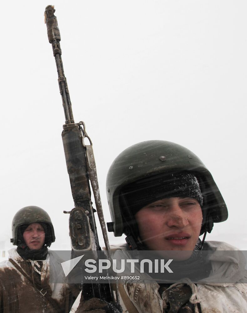 Anti-terrorist drills of Russia's Interior Force