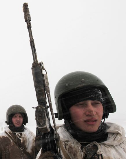Anti-terrorist drills of Russia's Interior Force