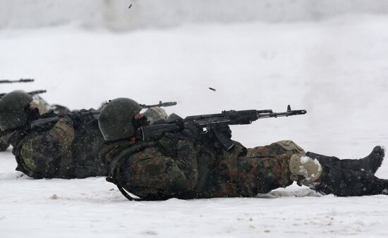 Anti-terrorist drills of Russia's Interior Force