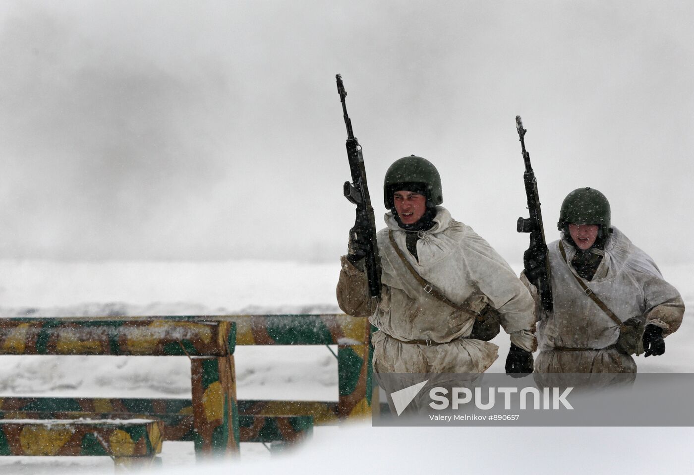 Anti-terrorist drills of Russia's Interior Force