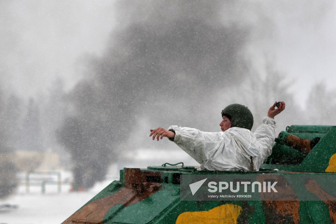 Anti-terrorist drills of Russia's Interior Force