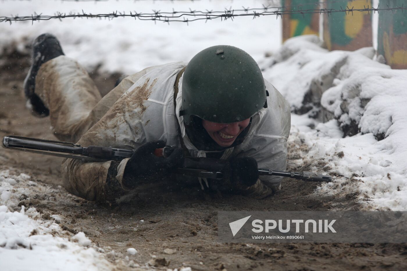 Anti-terrorist drills of Russia's Interior Force