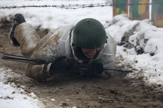 Anti-terrorist drills of Russia's Interior Force