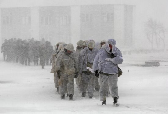 Anti-terrorist drills of Russia's Interior Force
