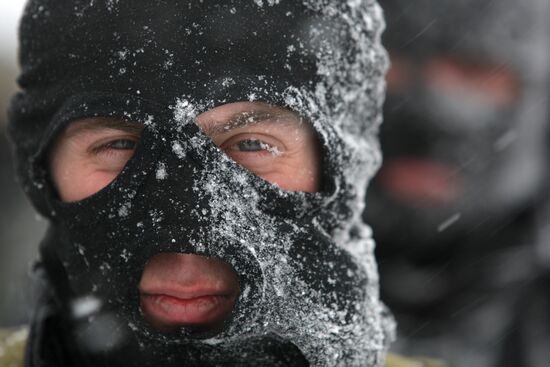 Anti-terrorist drills of Russia's Interior Force