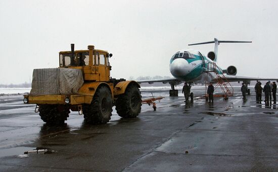Tu-154 which made emergency landing in Komi arrives in Samara