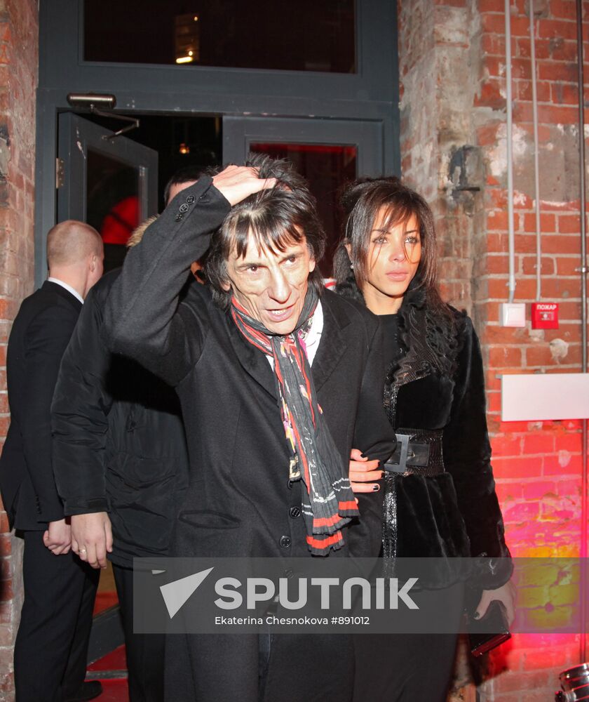 Guitar player Ronnie Wood