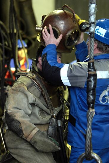 Anti-flood drills, Nizhne-Svir hydroelectric plant