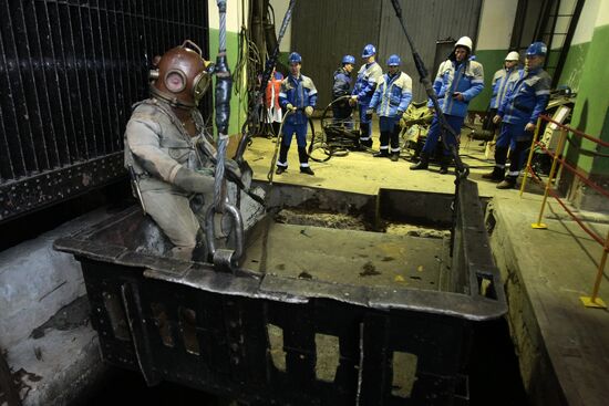 Anti-flood drills, Nizhne-Svir hydroelectric plant