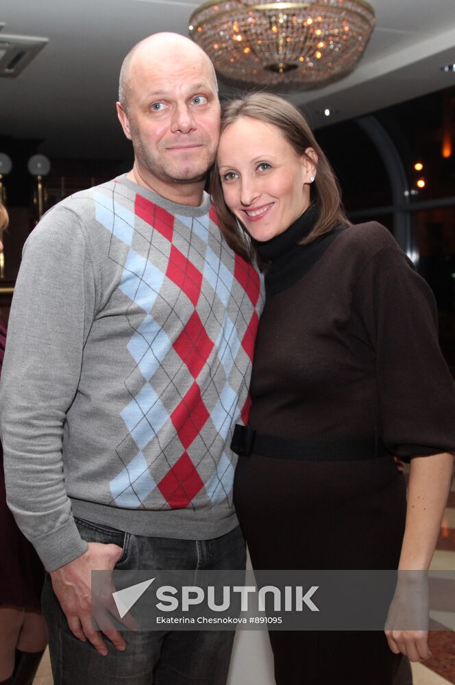 Alexei Kortnev and his wife Amina Zaripova