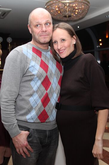Alexei Kortnev and his wife Amina Zaripova