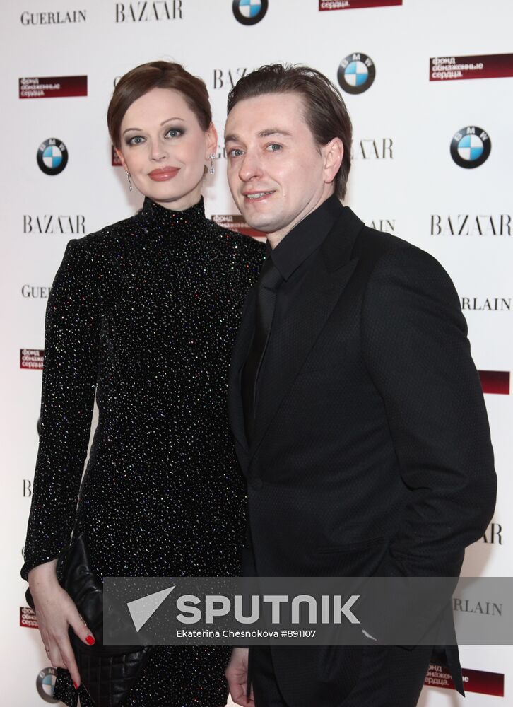 Sergei Bezrukov with wife Irina