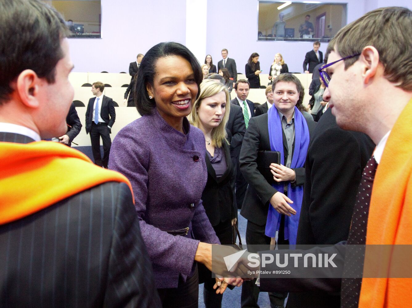 Condoleezza Rice visits Skolkovo innovation center