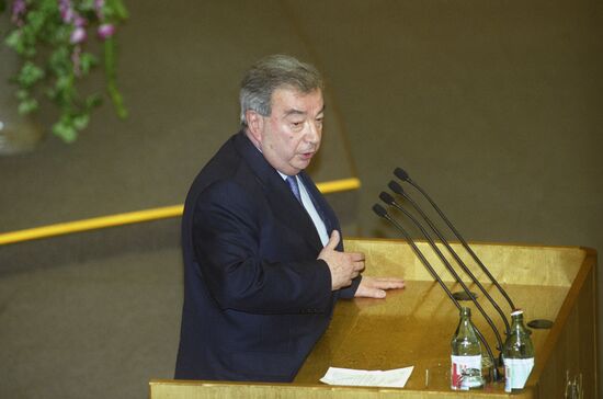 Leader of the Fatherland parliamentary party Yevgeny Primakov