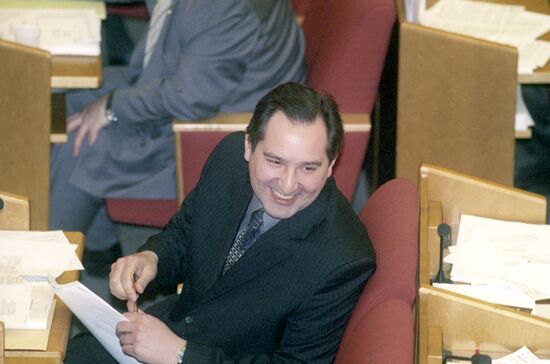 Chairman of Duma Committee Dmitry Rogozin