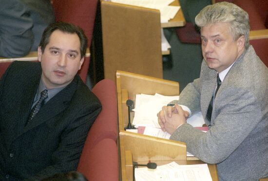 Dmitry Rogozin and Nikolai Kovalyov