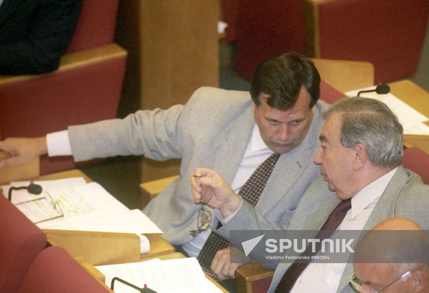 Viktor Ilyukhin and Yevgeny Primakov