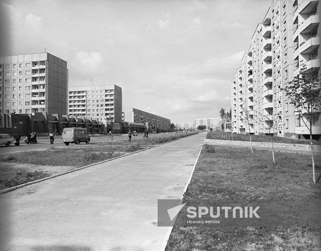 Residential area in Novopolotsk