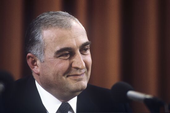 First Secretary of Georgian Communist Party Jumber Patiashvili