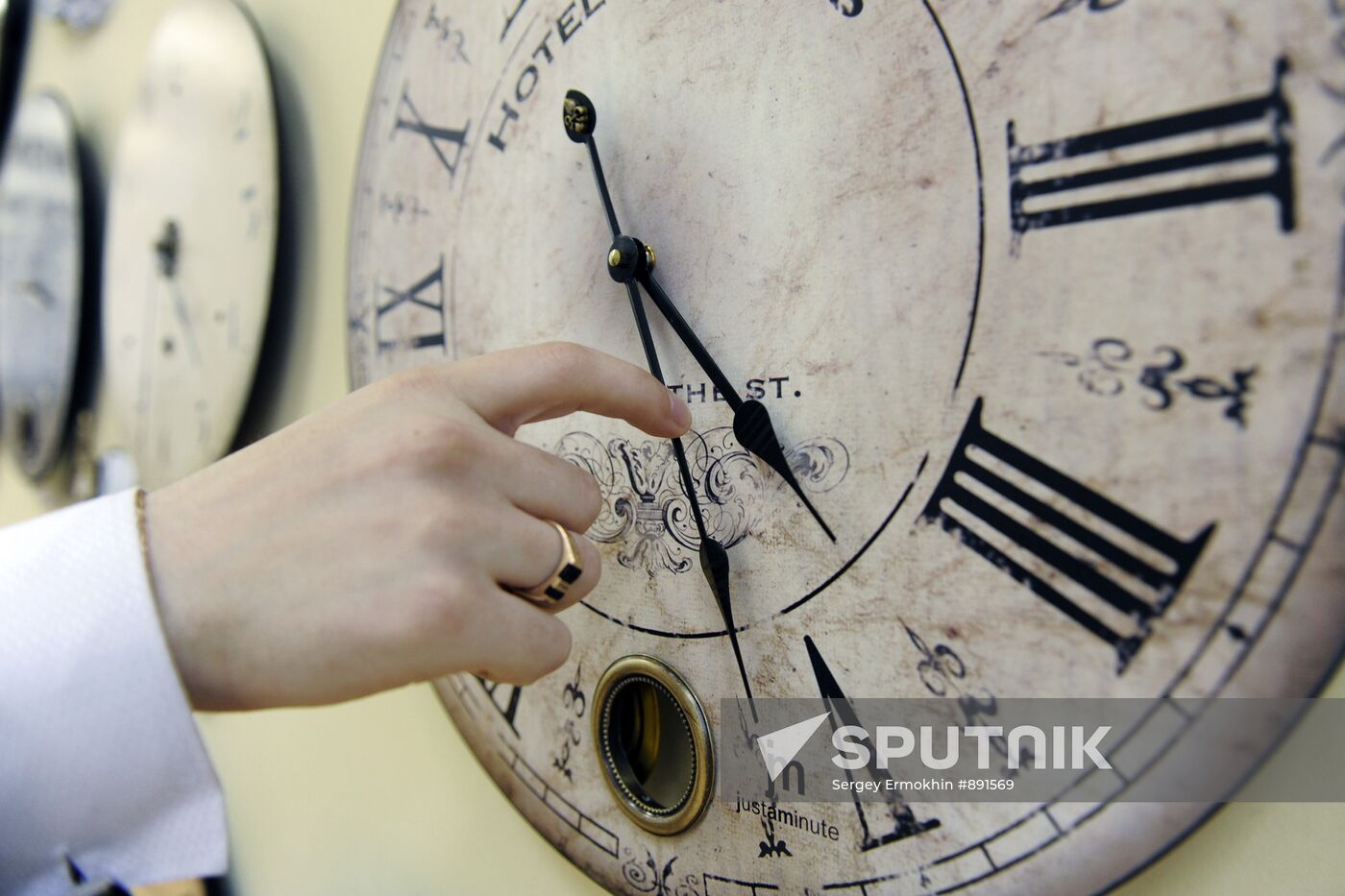 Clock store in St. Petersburg