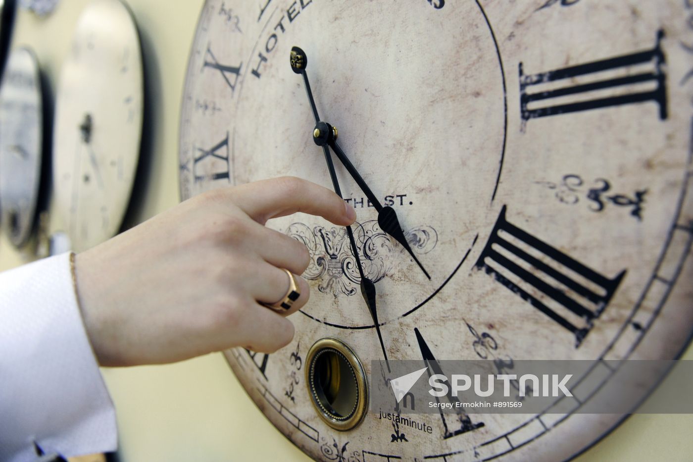 Clock store in St. Petersburg