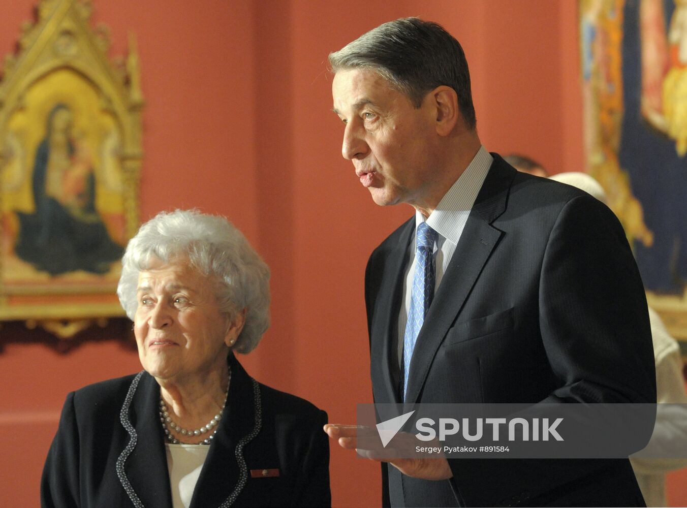 Alexander Avdeev and Irina Antonova