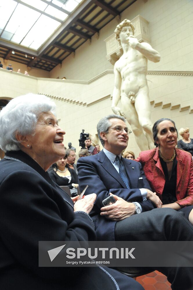 Opening of exhibition "Raphael. The Lady with a Unicorn"
