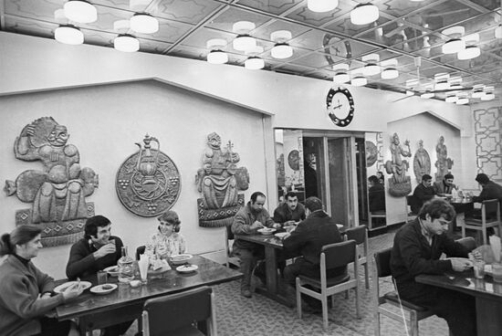 The canteen of the Sumgait Aluminum Plant