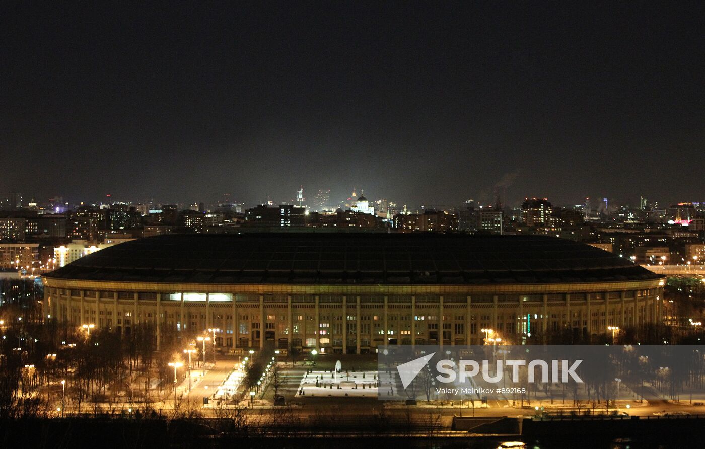 Grand Sports Arena "Luzhniki" without illumination