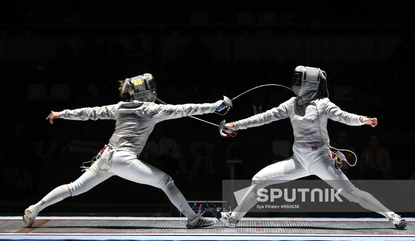 Sofia Velikaya and Olga Kharlan