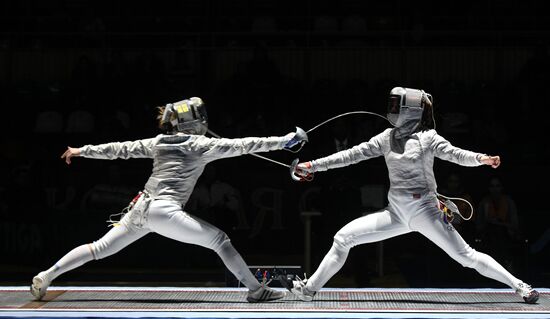 Sofia Velikaya and Olga Kharlan