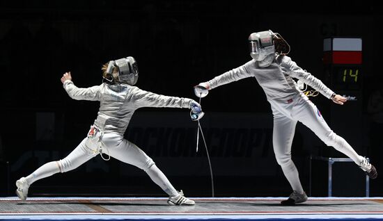 Sofia Velikaya and Olga Kharlan