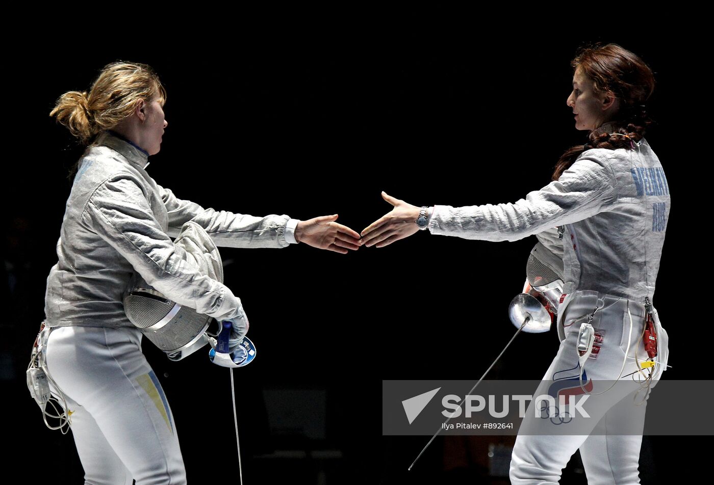 Sofia Velikaya and Olga Kharlan
