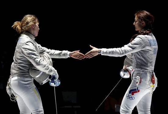 Sofia Velikaya and Olga Kharlan