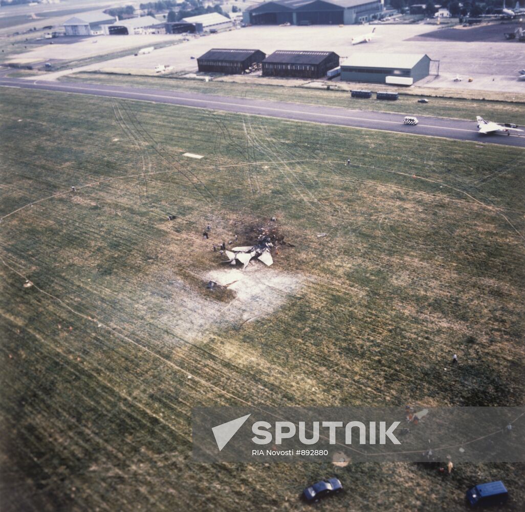 Place where MiG-29 aircraft crashed