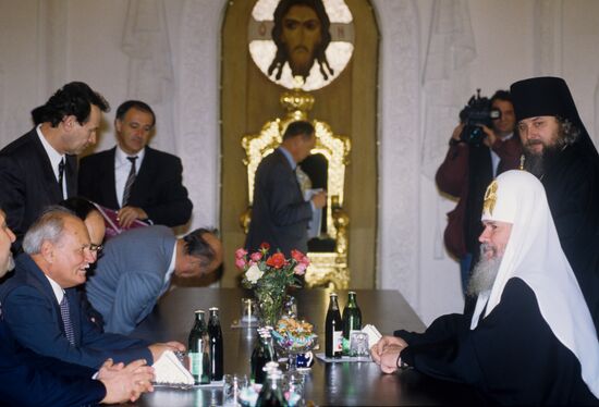 Hungarian President Arpad Göncz