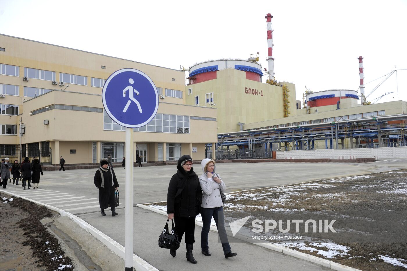 Work at Rostov nuclear power plant