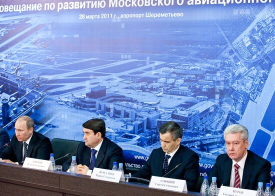 Vladimir Putin, Igor Levitin, Rashid Nurgaliyev, Sergei Sobyanin