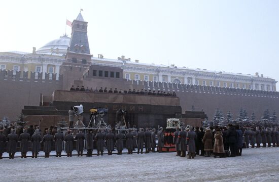 Funeral of Dmitry Ustinov