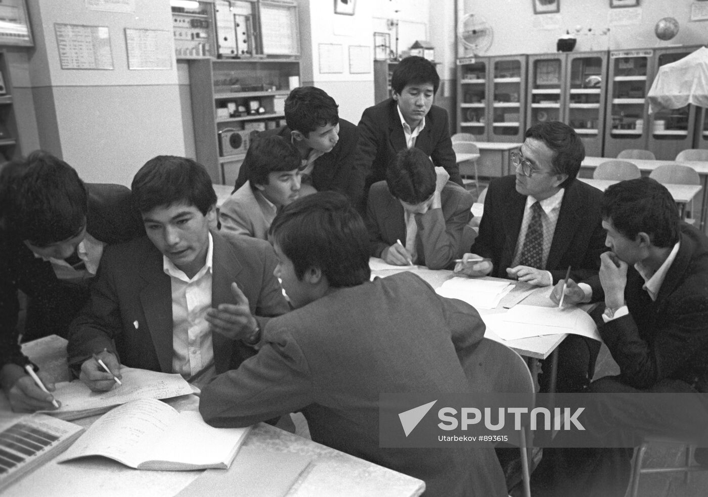 President of Small Academy of Sciences Nugmen Satimov