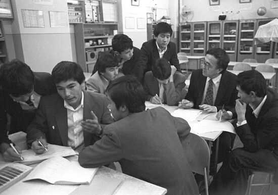 President of Small Academy of Sciences Nugmen Satimov
