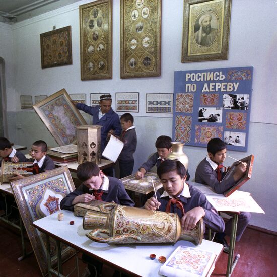Wood painting
